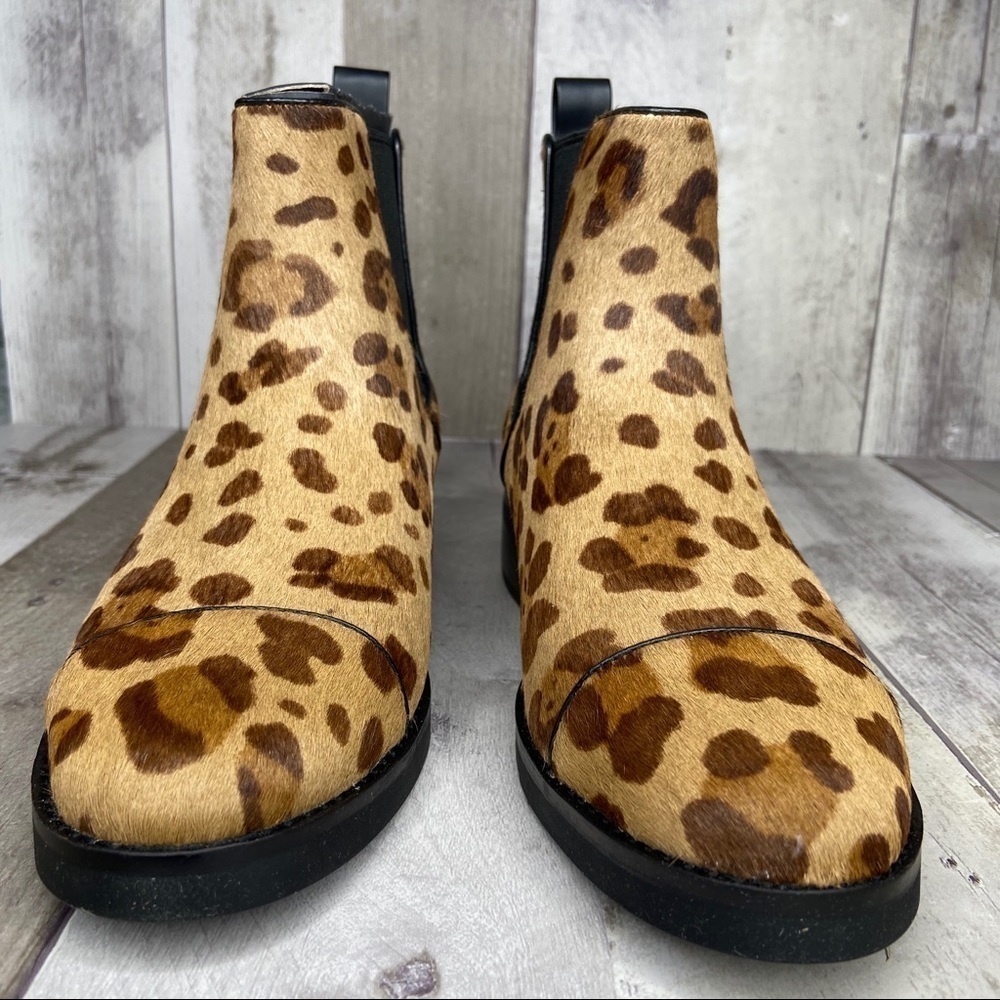 Cole Haan Leopard Mara Grand Chelsea Booties 7B - Picture 2 of 8